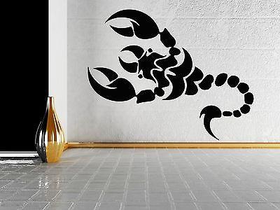 Vinyl Decal Scorpio Claws Tail Animals And Nature Wall Sticker Unique Gift (n030)