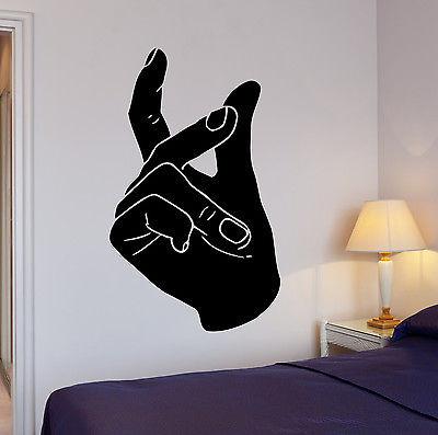 Vinyl Decal Wall Stickers Fingers Hand Arm Pop Art For Living Room Bedroom Unique Gift (z2616)