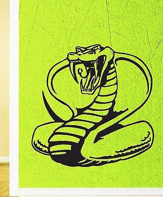 Wall Stickers Vinyl Decal Venomous Snake Reptile Animal Unique Gift (ig887)