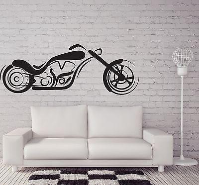 Wall Vinyl Sticker Decal Motorbike Scooter Moped Mowerful Steering Wheel  Unique Gift (n153)