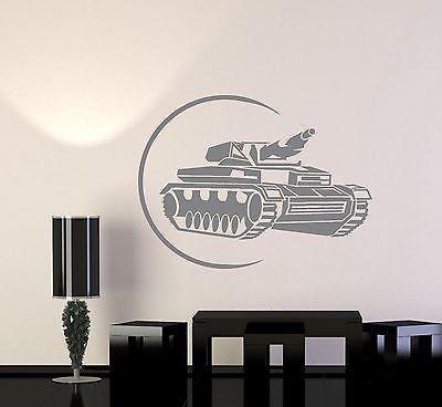 Wall Vinyl Tank War Target Military Army Guaranteed Quality Decal Unique Gift (z3425)