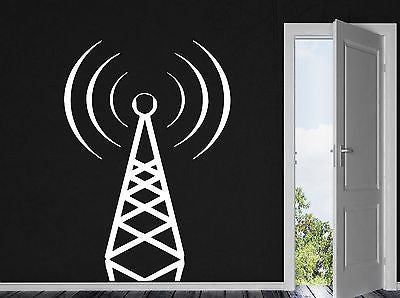 Wall Sticker Vinyl Decal Station Radio Wave Beacon Derrick Unique Gift (n223)