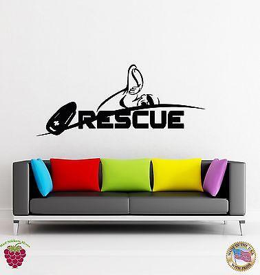 Vinyl Decal Wall Stickers Rescue Swimming Swim Water Sport Extreme (z1676)