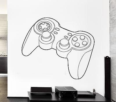 Wall Decal Game Gamer Controller Nursery Vinyl For Kids Unique Gift (z2817)