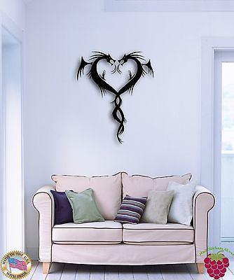 Wall Sticker Dragons Fantasy Cool Modern Decor for Living Room Unique Gift z1358