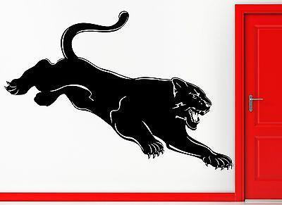 Panther Cougar Jumping Animal Predator Decor Wall Stickers Vinyl Decal (z2262)