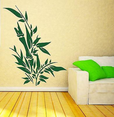 Decor Wall Sticker Vinyl Evergreen Bamboo Cane Beautiful Powerful Unique Gift (n198)