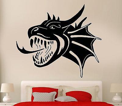 Wall Decal Dragon Myth Fantasy Monster Cool Decor Interior For Kids Unique Gift (z2700)