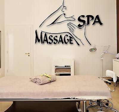 Wall Stickers Vinyl Decal Spa Massage Beauty Salon Relax Unique Gift (ig1704)