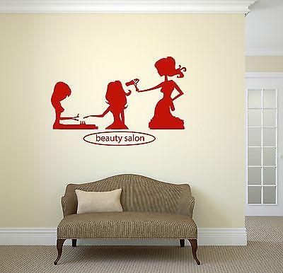 Wall Sticker Vinyl Decal Beauty Salon Hair Salon Spa Hairdresser  Unique Gift (ig1128)