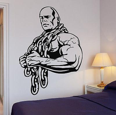Wall Decal Sport Bodybuilding Gym Bodybuilder Cool Decor For Living Room Unique Gift (z2768)