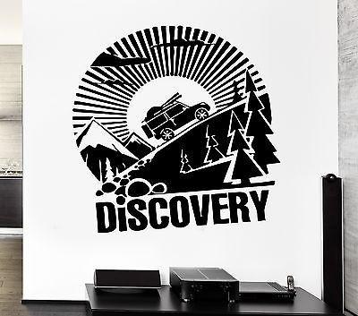 Wall Decal Quote Inspire Message Discovery Car Travel Tourism Decor Unique Gift (z2645)