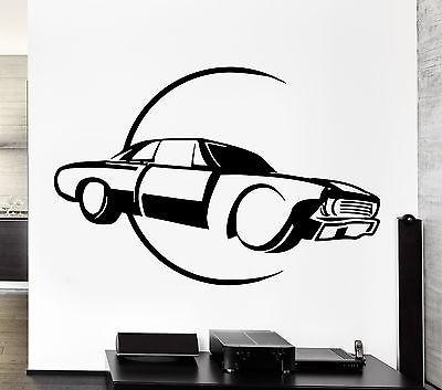Wall Decal Car Luxury Race Sport Speed Man Sticker For Living Room Unique Gift (z2778)