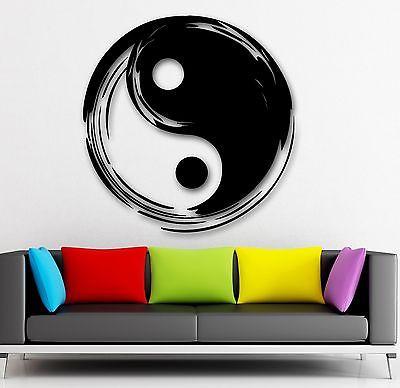 Wall Sticker Vinyl Decal Yin Yang Chinese Philosophy Amulet Unique Gift (ig1850)