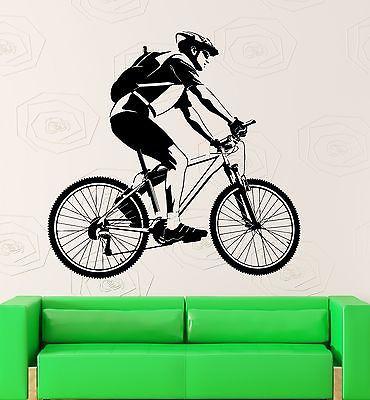 Wall Sticker Vinyl Decal Bicycle Sport Bike Race Great Room Decor Unique Gift (ig2207)