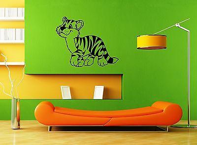 Wall Stickers Vinyl Decal Tiger Nursery Cartoon For Kids Animal ig1426