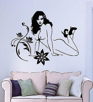 Wall Stickers Vinyl Decal Hot Sexy Naked Attractive Gorgeous Girl Unique Gift (ig961)