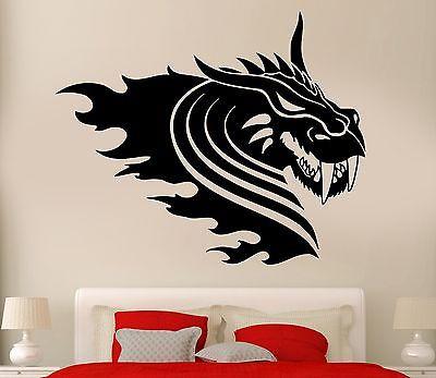 Wall Decal Dragon Myth Movie Fantasy Monster Cool Decor For Kids Unique Gift (z2695)