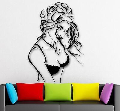 Wall Stickers Vinyl Decal Hot Sexy Lingerie Girl Tits Unique Gift (ig1811)