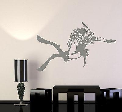 Wall Vinyl Navy SEAL Diver Saboteur Guaranteed Quality Decal Unique Gift (z3434)