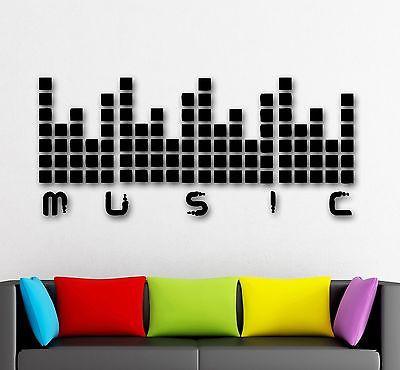 Wall Stickers Vinyl Decal Sound Music For Nightclubs DJ Party Unique G ...