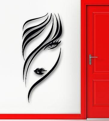Wall Stickers Vinyl Decal Hairstyle Sexy Girl Hairdressing Salon Unique Gift (ig1708)