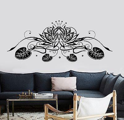 Wall Sticker Lotus Buddha Buddhism Zen Meditation Vinyl Decal Unique Gift (z2936)