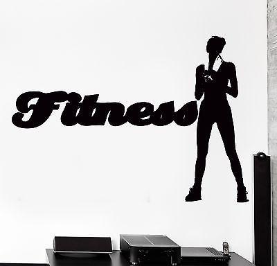 Wall Sticker Sport Fitness Crossfit Female Woman Girl Vinyl Decal Unique Gift (z3066)