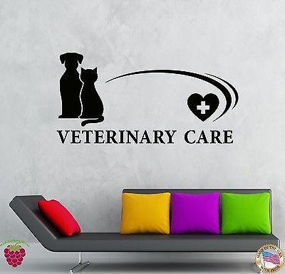 Wall Stickers Vinyl Decal Pets Animals Vetirenary Care Hospitals Decor (z1945)