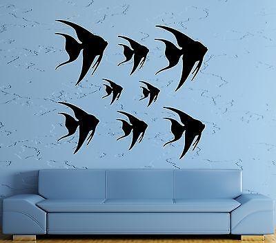 Wall Stickers Vinyl Decal Fish For Bathroom Ocean Marine Sea Decor Room Unique Gift (ig1581)