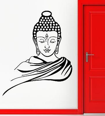 Wall Stickers Vinyl Decal Buddha Buddhism Enlightenment Nirvana Yoga Unique Gift (ig1401)