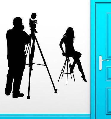 Wall Sticker Vinyl Decal Photographer Photo Photosession Movie Casting Unique Gift (ig2285)