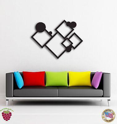 Wall Sticker Abstract Modern Geometrical Decor For Your Cool Place Unique Gift z1457