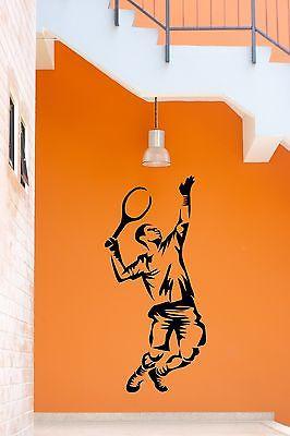 Tennis Sport Serve Cool Decor For Living Room Wall Sticker Vinyl Decal Unique Gift (z1126)