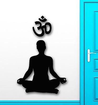 Wall Stickers Vinyl Decal Mantra Om Hindu Sanskrit Meditation Health Unique Gift (ig1561)