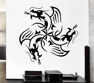 Wall Decal Dragon Myth Medieval Movie Fantasy Monster Cool Decor Interior Unique Gift z2701