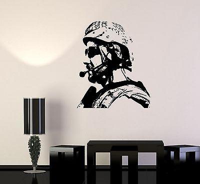 Wall Vinyl US Soldier Marine Seal Military Guaranteed Quality Decal Unique Gift (z3429)