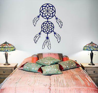 Wall Vinyl Dream Catcher Dreamcatcher Talisman Amulet For Bedroom Unique Gift (z2808)