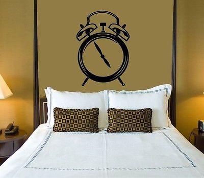 Wall Sticker Vinyl Decal Alarm Clock Sleep Nice Decor Bedrooms Unique Gift (ig1134)