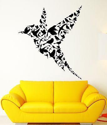 Wall Stickers Birds Fauna Cool Kids Room Baby Decor Vinyl Decal Unique Gift (ig2426)