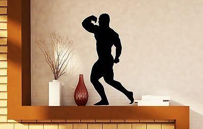 Wall Stickers Vinyl Decal Dodybuilder Athlete Sport Fitness Fortitude Sport Unique Gift (n040)