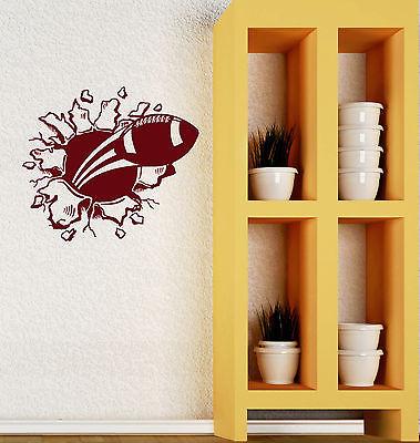 Wall Decal Vinyl Sticker American Football Sports Fan Ball Boys Room Unique Gift (ig2108)