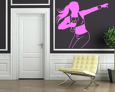 Wall Stickers Pilates Sport Healthy Lifestyle Fitness Woman Vinyl Decal Unique Gift (ig1997)