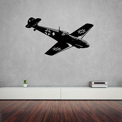 Wall Stickers Vinyl Decal Military Aircraft Aviation Sky Unique Gift z1207