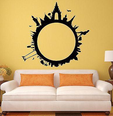 Wall Stickers Tourism Travel World TourbLiving Room Decor Vinyl Decal Unique Gift (ig1967)