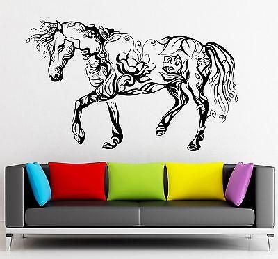 Wall Sticker Vinyl Decal Horse Animal Beautiful Abstract Decor Room Unique Gift (ig2189)