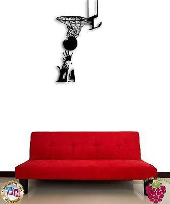 Wall Sticker Basketball Sport Cool Modern Decor for Living Room Unique Gift z1381