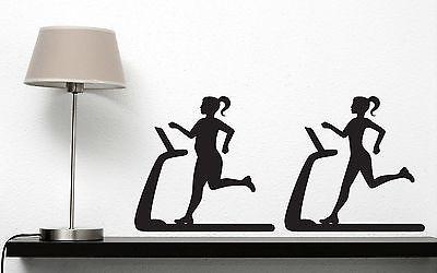 Wall Vinyl Sticker Fitness Exercise Running Track Path to a Slim Figure Unique Gift (n329)