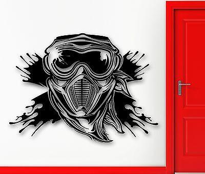 Wall Sticker Vinyl Decal Mask Paintball Sports Games Cool Decor Unique Gift (ig2096)