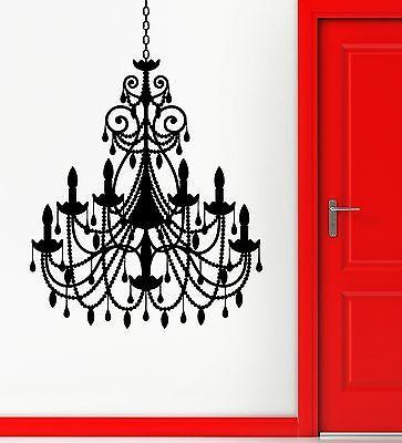 Wall Stickers Vinyl Decal Chandelier Light Great Living Room Vintage Unique Gift (ig2307)